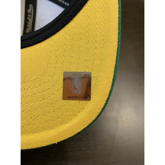 Seattle SuperSonics Sonics Mitchell & Ness NBA Snapback Hat Cap MINT One Size - Picture 6 of 11